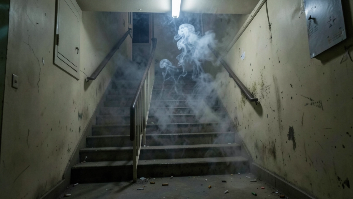 czy klatka schodowa to miejsce publiczne