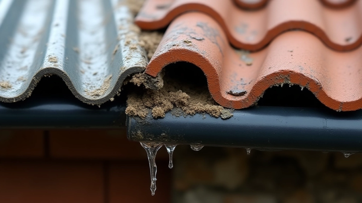 Dach przecieka na wkrętach