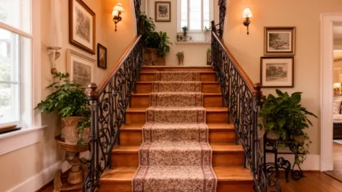 Dekoracja klatki schodowej w domu