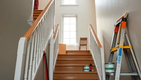 Jak pomalować klatkę schodową w domu