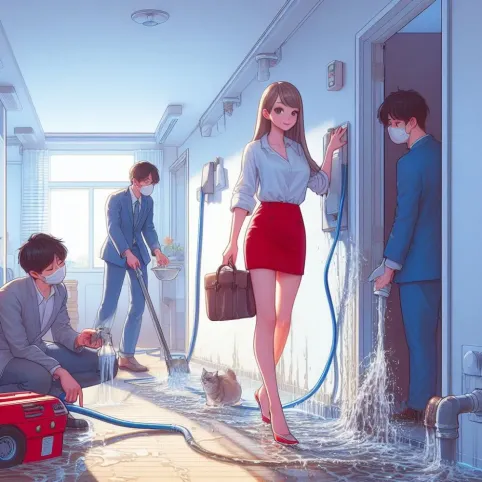 Przygotowanie posadzki do osuszenia